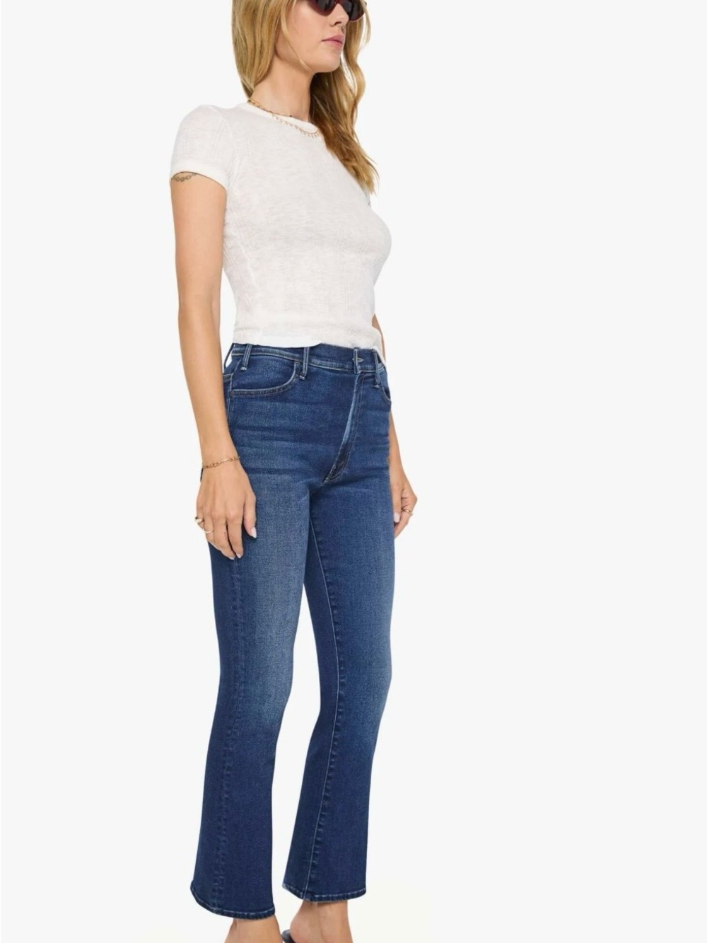 Mother The Hustler Ankle Heirloom Wash High-Rise Women's Jeans Size 26